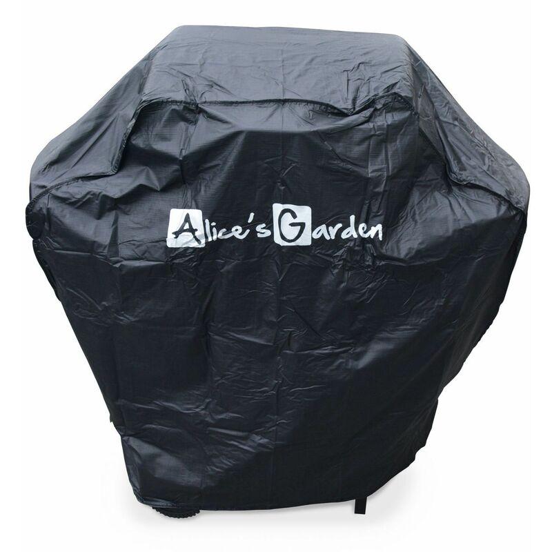 Alice's Garden - Fodera in PVC per Barbecue a gas modelli Aramis e Jules 3 - Negro