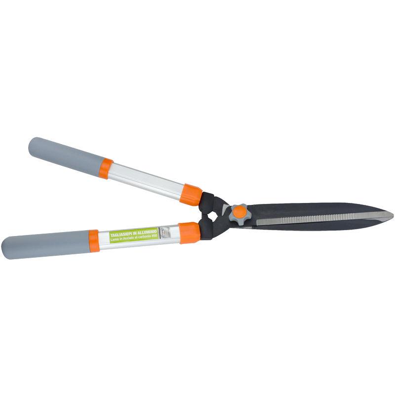 Forbici per siepi misura 64cm,manico antiscivolo in alluminio + PVC e