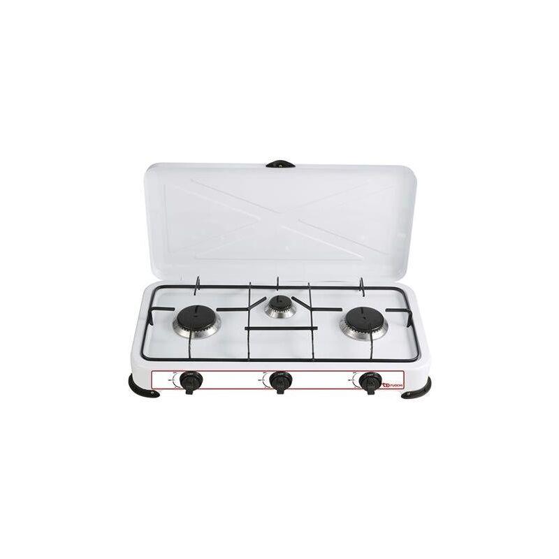 Domus - fornello 2 fuochi a gas gpl - Fornello a 2 bruciatori campagna campeggio