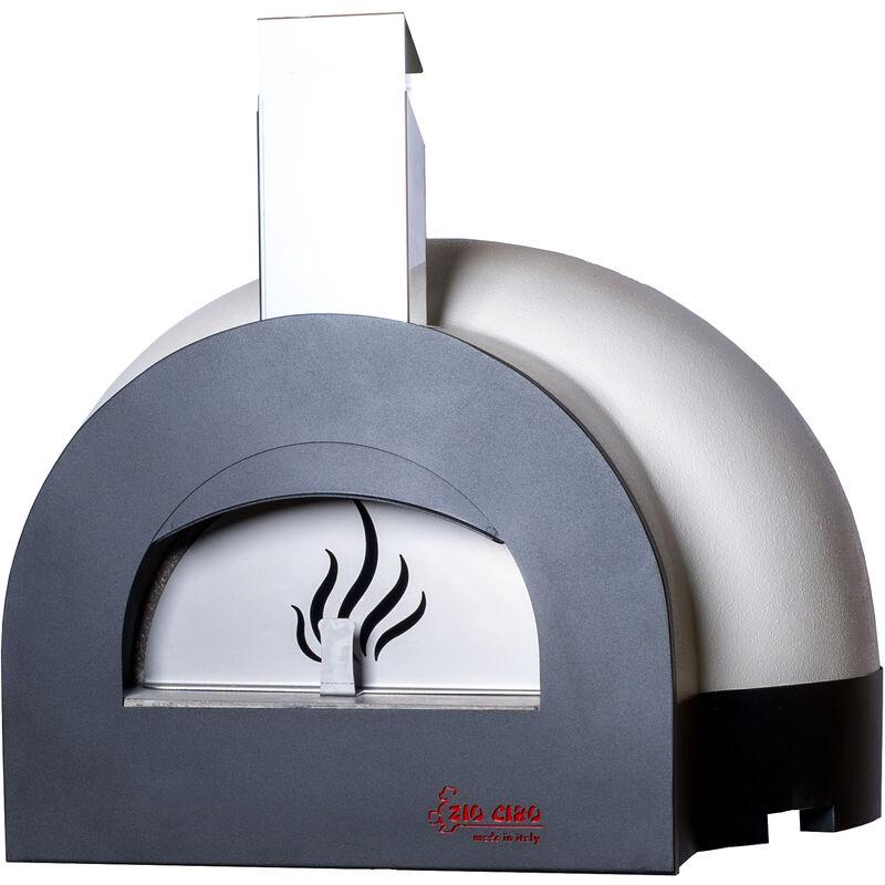 Ziociro - Forno a Legna da Esterno Cottura Diretta in Refrattario Zio Ciro Subito Cotto 80 Bianco