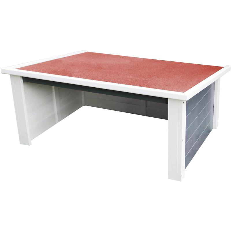 Wiltec - Garage Posto auto coperto per robot tagliaerba con tetto piatto e impermeabilizzato 108 x 83 x 48 cm Wiltec - Garage Posto auto coperto per robot tagliaerba con tetto piatto e impermeabilizzato 108 x 83 x 48 cm