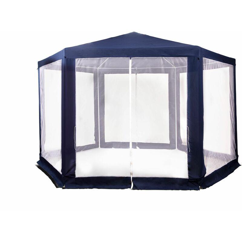 Gazebo esagonale con zanzariera
