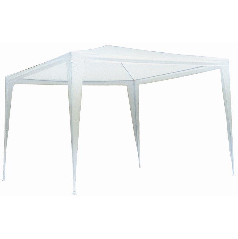 Gazebo Giardino Bar Campeggio in metallo 3x3 mt telo bianco impermeabile fiera Gazebo Giardino Bar Campeggio in metallo 3x3 mt telo bianco impermeabile fiera