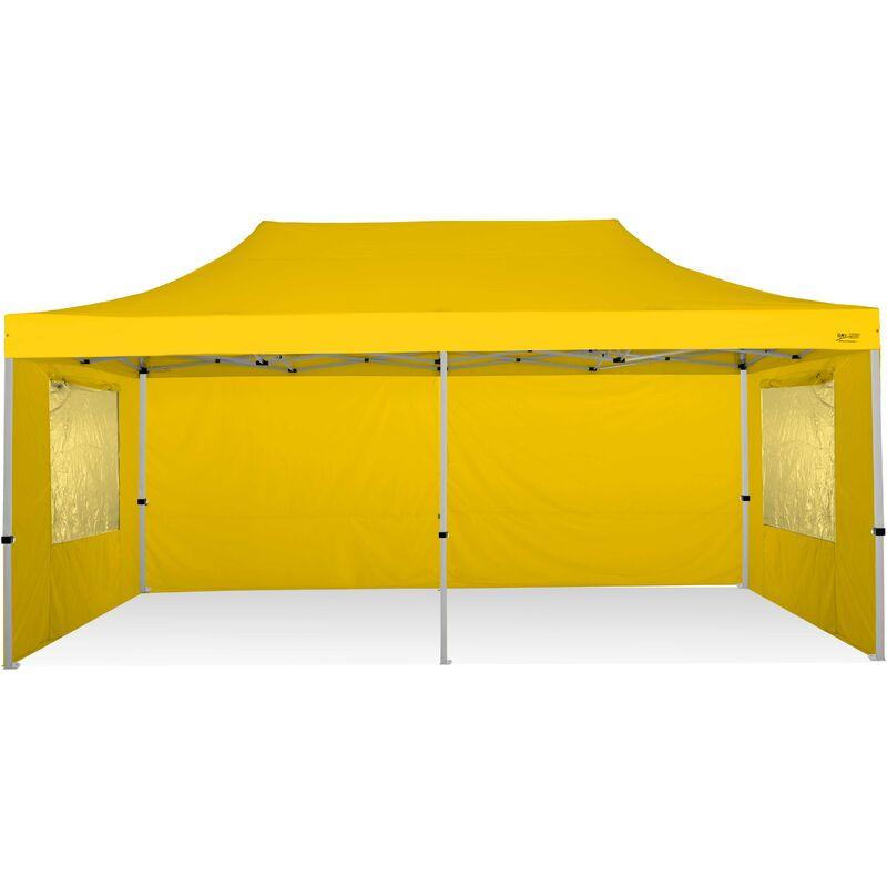 Gazebo Pieghevole 3x6 Ray Bot con laterali finestrati - giallo - giallo