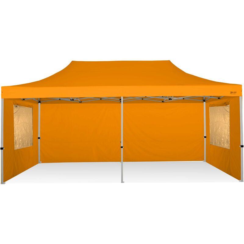 Gazebo Pieghevole 3x6 Ray Bot con laterali finestrati - arancione - arancione Gazebo Pieghevole 3x6 Ray Bot con laterali finestrati - arancione - arancione