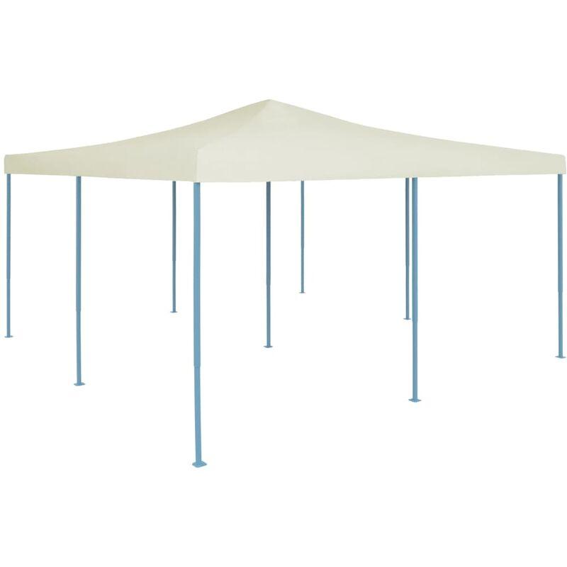 Gazebo Pieghevole 5x5 m Crema - crema - Vidaxl