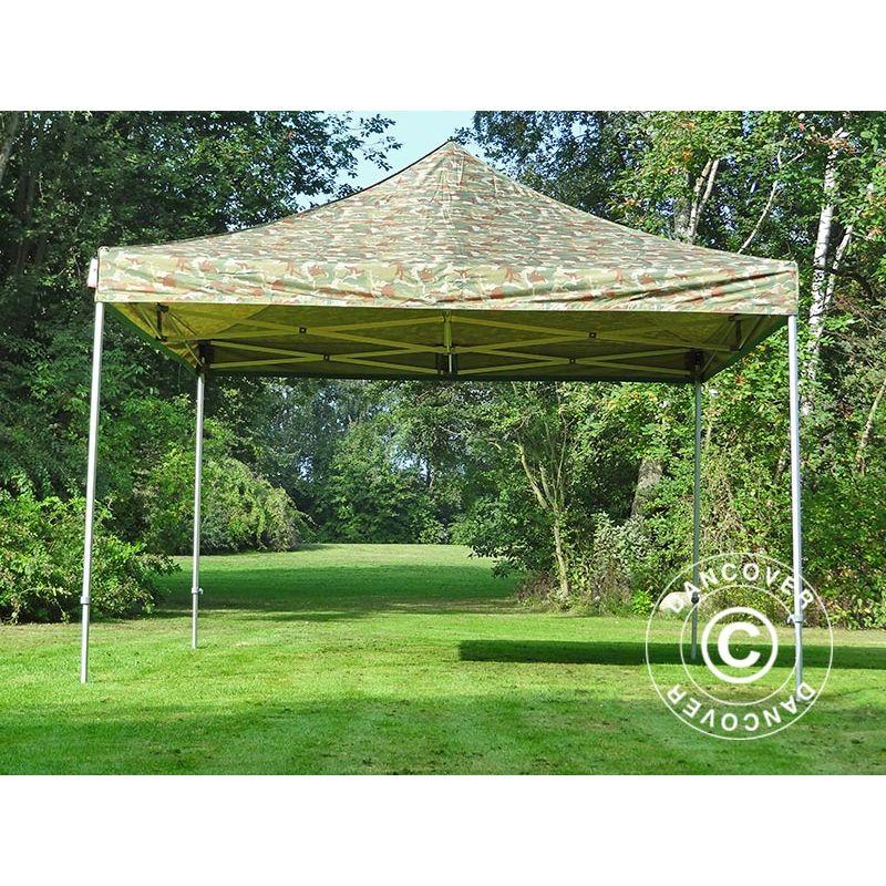 Dancover - Gazebo pieghevole Gazebo rapido FleXtents PRO 4x4m Camouflage Dancover - Gazebo pieghevole Gazebo rapido FleXtents PRO 4x4m Camouflage