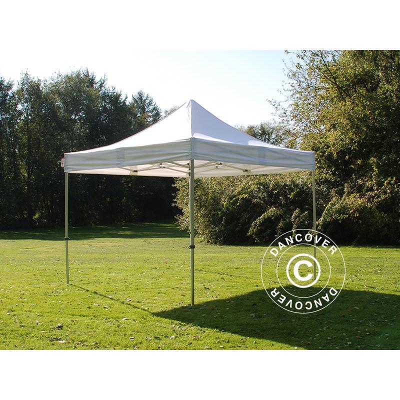 Gazebo pieghevole Gazebo rapido FleXtents Steel 4x4m Bianco - DANCOVER