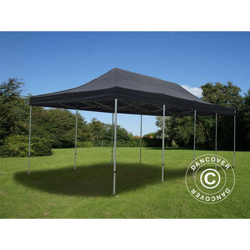 Gazebo pieghevole Gazebo rapido FleXtents Steel 4x8m Nero - DANCOVER