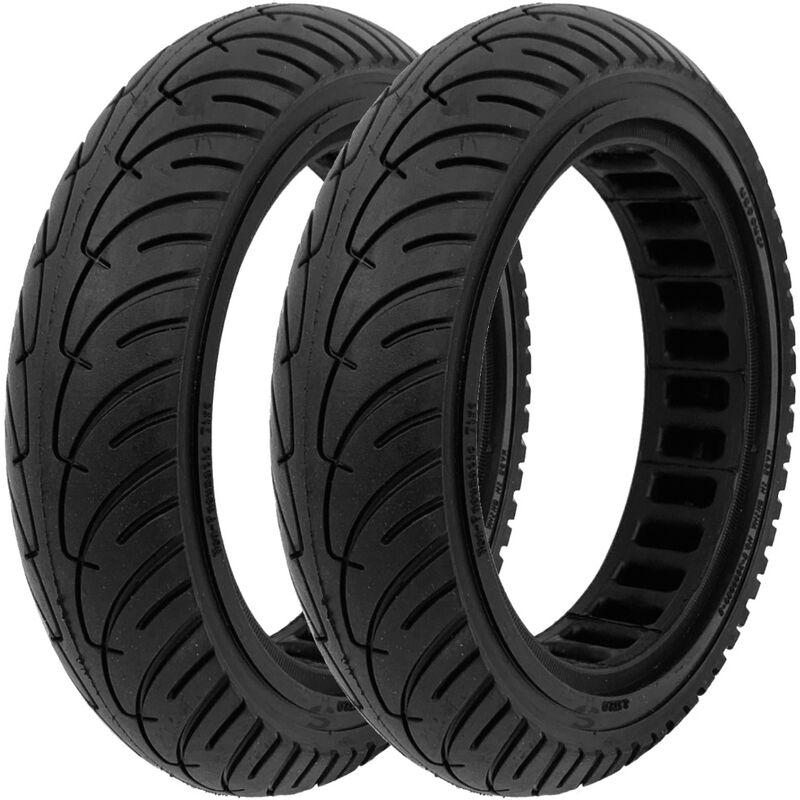 Set 2 Gomma treno 8.5x2 8 1/2x2 Piena Monopattino Xiaomi M365 pro 2 1S Essential