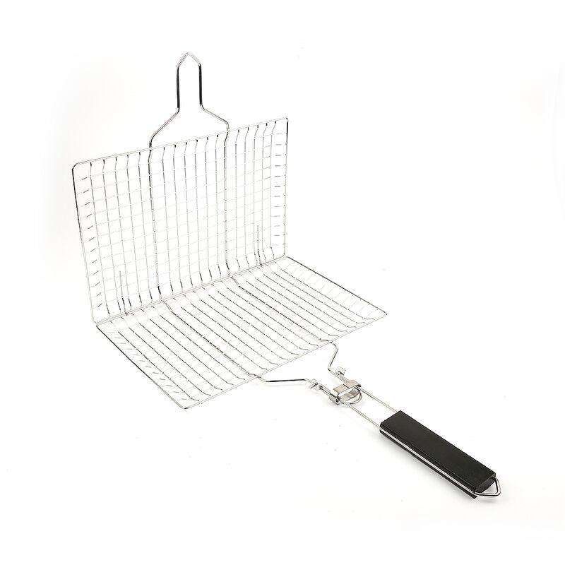 Griglia per barbecue in acciaio inossidabile 50 * 22 * 32 cm - rettangolare - Argent