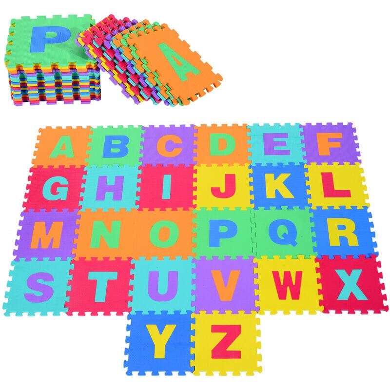 Tappeto Puzzle da Gioco Set 26 Pezzi 31x31cm, colorato - Homcom
