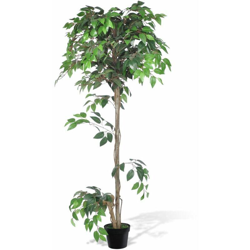 Albero Ficus Artificiale con Vaso 160 cm VD08291 - Hommoo Albero Ficus Artificiale con Vaso 160 cm VD08291 - Hommoo