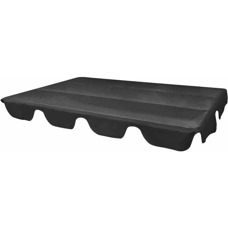 Baldacc no di Ricambio per Dondolo da Giardino Nero 226x186 cm VD45904 - Hommoo