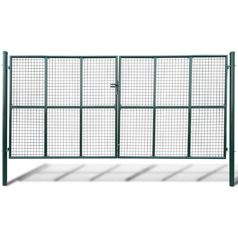 Cancello a Rete per Giardino 415 x 250 cm / 400 x 200 cm VD03720 - Hommoo