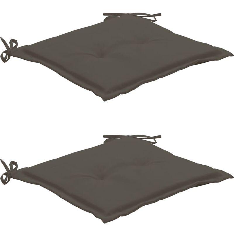 Hommoo Cuscini per Sedie da Giardino 2 pz Antracite 50x50x3 cm VD46031 Hommoo Cuscini per Sedie da Giardino 2 pz Antracite 50x50x3 cm VD46031