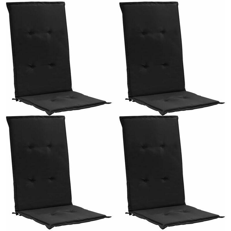 Cuscini per Sedie da Giardino 4 pz Neri 120x50x3 cm VD53076 - Hommoo Cuscini per Sedie da Giardino 4 pz Neri 120x50x3 cm VD53076 - Hommoo