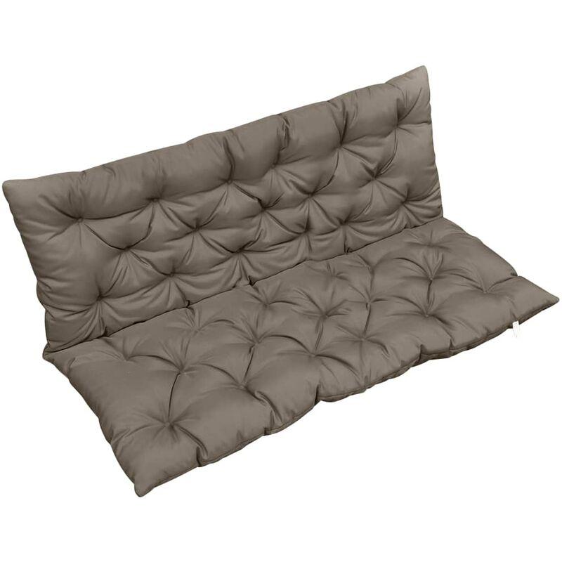 Cuscino per Dondolo Grigio Talpa 120 cm in Tessuto VD53088 - Hommoo Cuscino per Dondolo Grigio Talpa 120 cm in Tessuto VD53088 - Hommoo