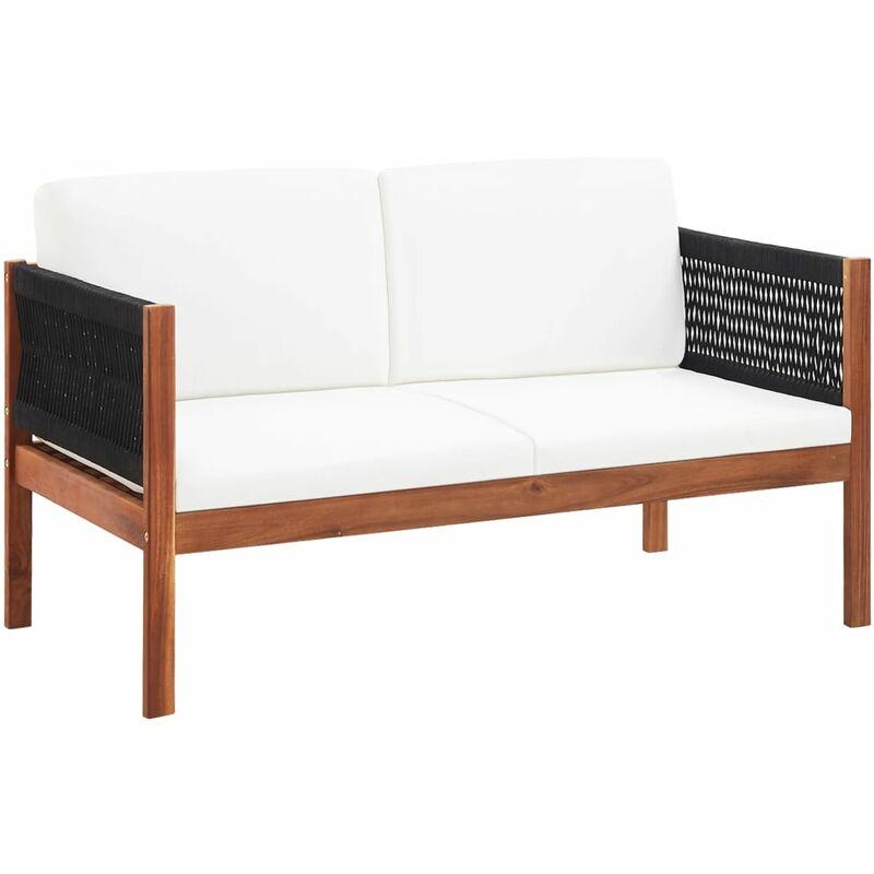 Divano da Giardino a 2 Posti in Massello d'Acacia VD45473 - Hommoo