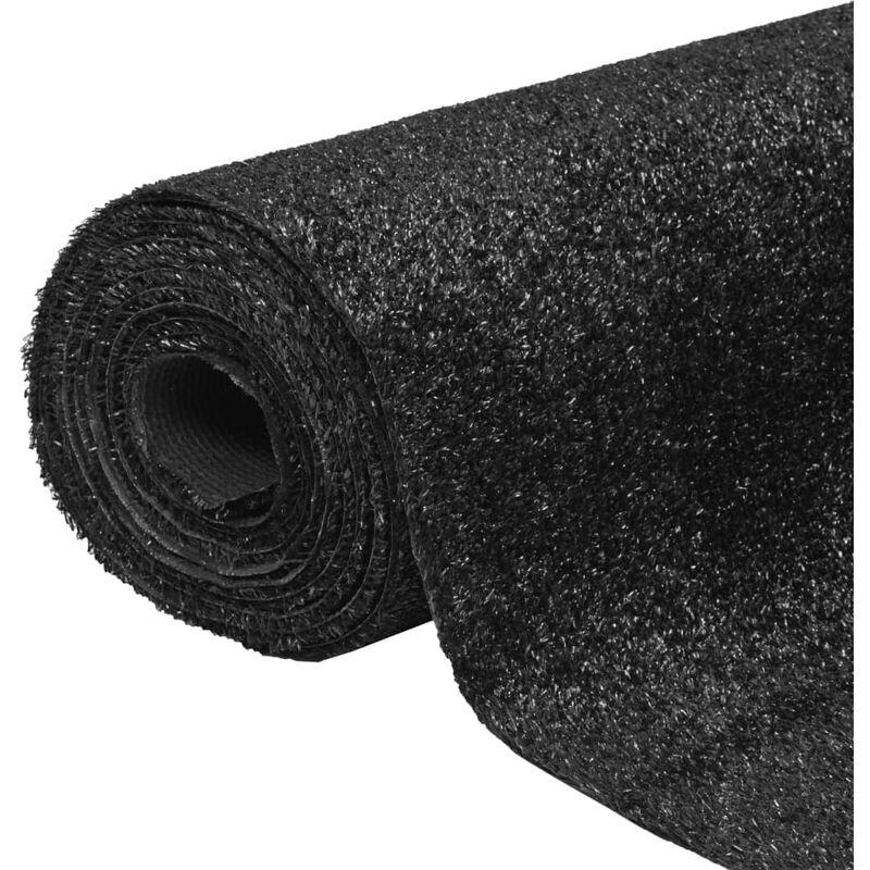 Erba Artificiale 1,5x5 m/7-9 mm Nera VD25678 - Hommoo
