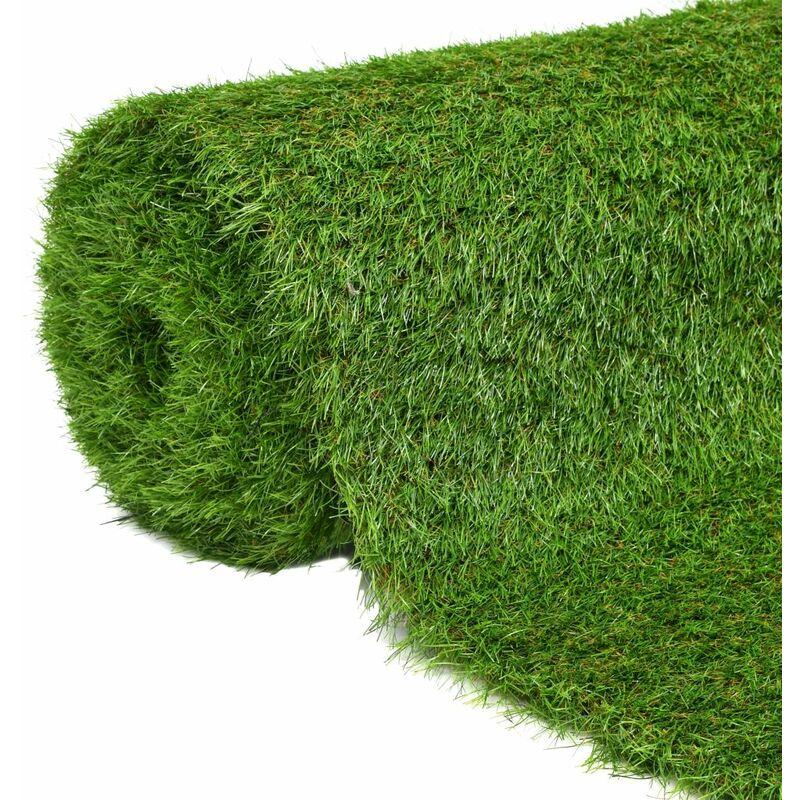 Erba Artificiale 1x5 m/40 mm Verde VD25667 - Hommoo