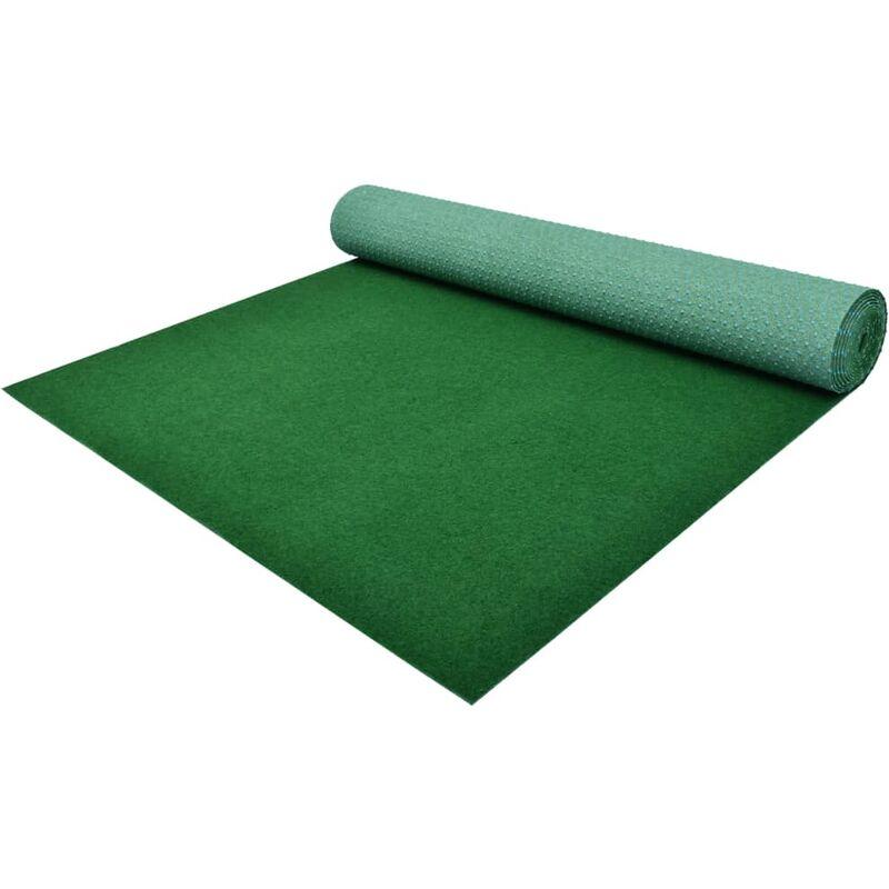 Hommoo Erba Artificiale con Tacchetti PP 2x1 m Verde VD06022