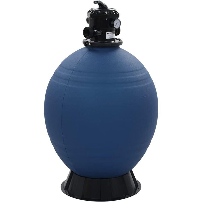 Filtro a Sabbia per Piscine Valvola a 6 Posizioni Blu 660 mm VD29858 - Hommoo