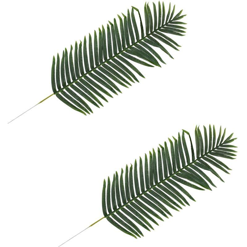 Foglie Artificiali di Palma 2 pz Verdi 140 cm VD20638 - Hommoo