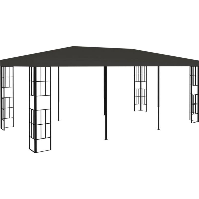 Hommoo Gazebo 3x6 m Antracite VD46237
