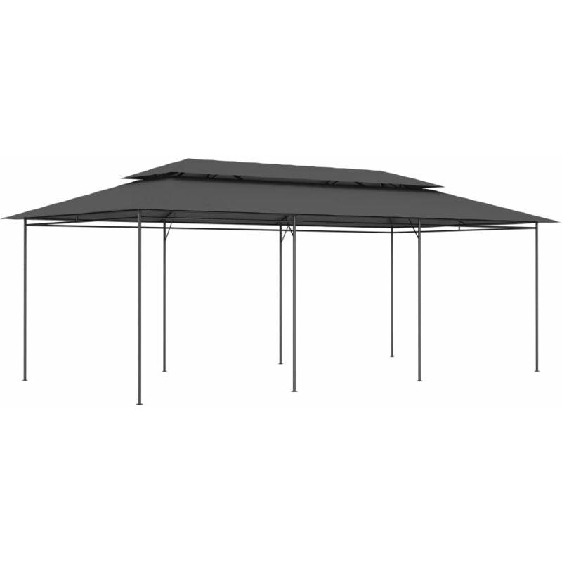Gazebo 600x298x270 cm Antracite VD48919 - Hommoo Gazebo 600x298x270 cm Antracite VD48919 - Hommoo