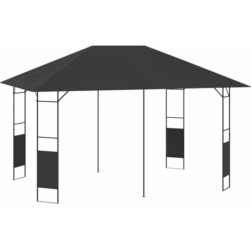 Gazebo da Giardino 4x3 m Antracite 160 g/m2 VD53103 - Hommoo