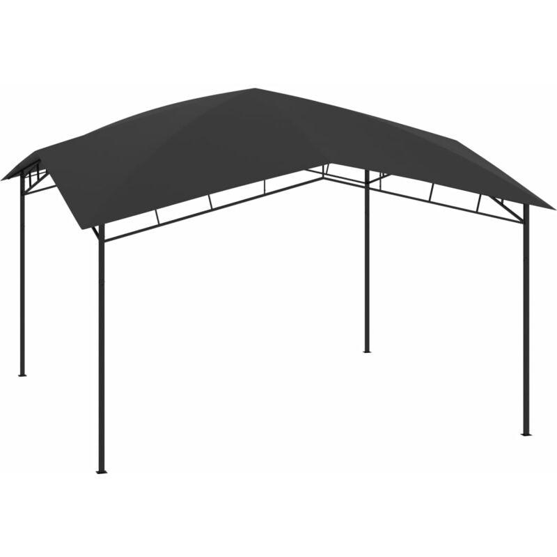 Gazebo da Giardino 4x4x2,9 m Antracite 180 g/m2 VD53098 - Hommoo