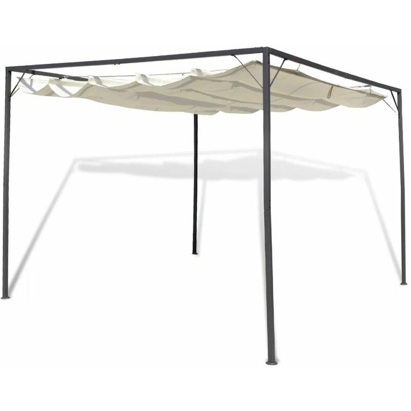 Hommoo Gazebo da Giardino con Tettuccio Retrattile VD23839