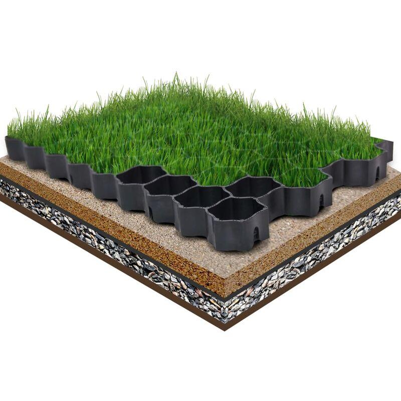 Griglie Salvaprato 16 pz Nere 60x40x3 cm in Plastica VD35546 - Hommoo Griglie Salvaprato 16 pz Nere 60x40x3 cm in Plastica VD35546 - Hommoo