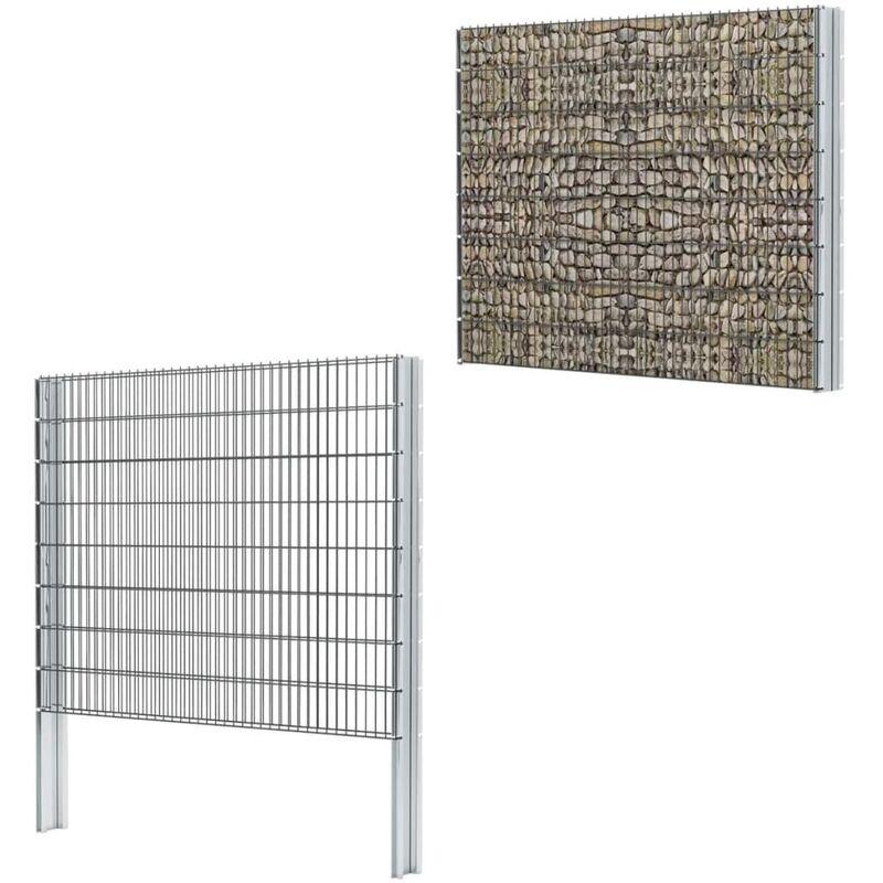 Recinzione 2D Gabbione Acciaio Zincato 2008x1630mm 14m Grigio VD16915 - Hommoo Recinzione 2D Gabbione Acciaio Zincato 2008x1630mm 14m Grigio VD16915 - Hommoo