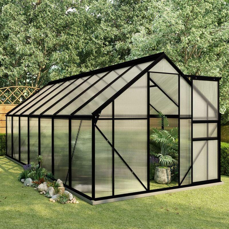 Hommoo Serra con Telaio Base in Alluminio Antracite 8,17 m2 VD46376