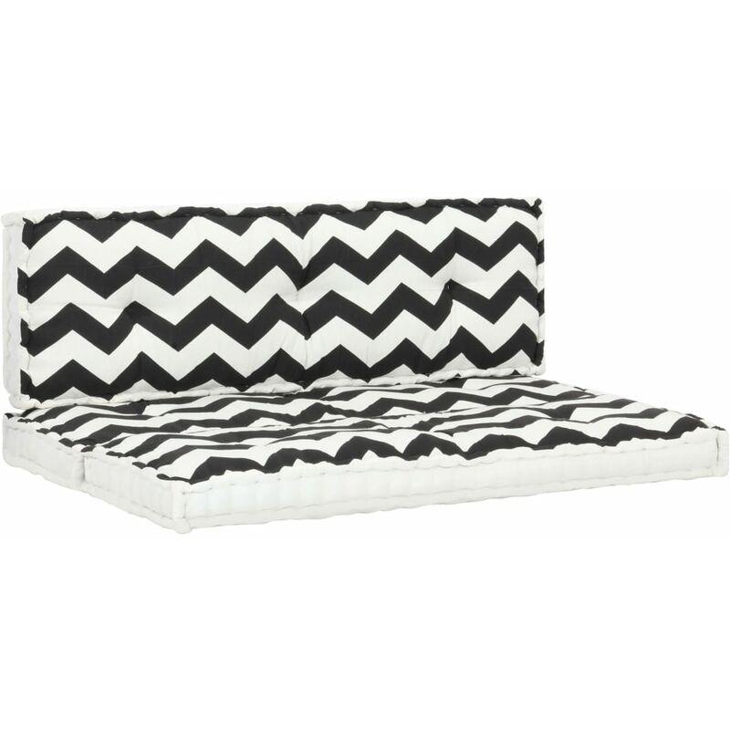 Set Cuscini da Giardino per Pallet 2 pz con Stampa VD50977 - Hommoo