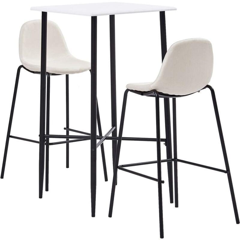 Set da Bar 3 pz in Tessuto Crema VD37506 - Hommoo Set da Bar 3 pz in Tessuto Crema VD37506 - Hommoo