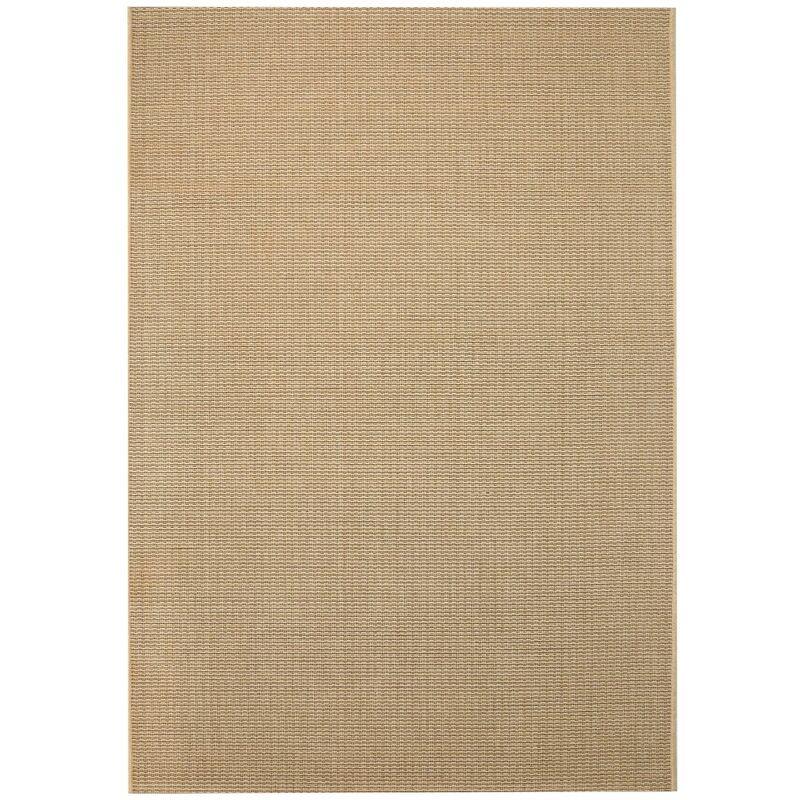 Tappeto da Interni/Esterni Effetto Sisal 120x170 cm Beige VD02068 - Hommoo
