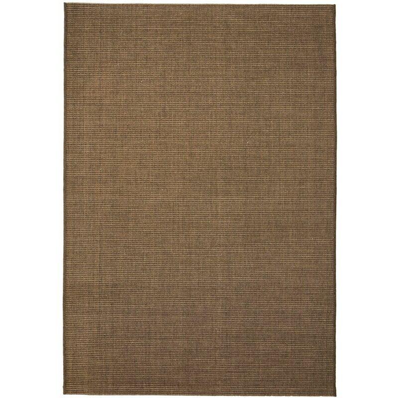 Tappeto da Interni/Esterni Effetto Sisal 120x170 cm Marrone VD02053 - Hommoo Tappeto da Interni/Esterni Effetto Sisal 120x170 cm Marrone VD02053 - Hommoo