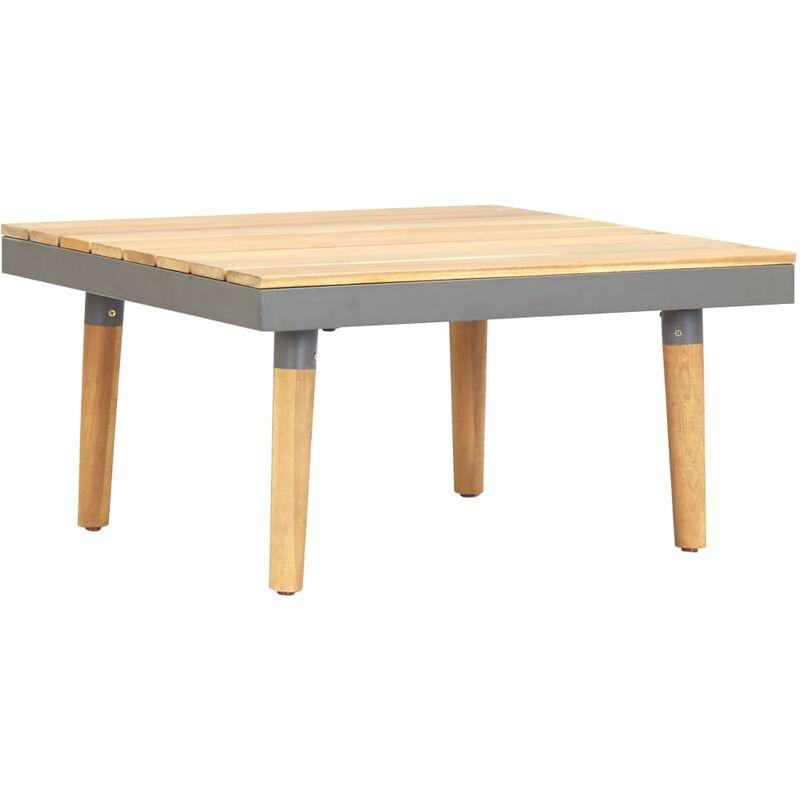 Hommoo Tavolino da Caffè per Giardino 60x60x31,5 cm Massello di Acacia VD27528 Hommoo Tavolino da Caffè per Giardino 60x60x31,5 cm Massello di Acacia VD27528