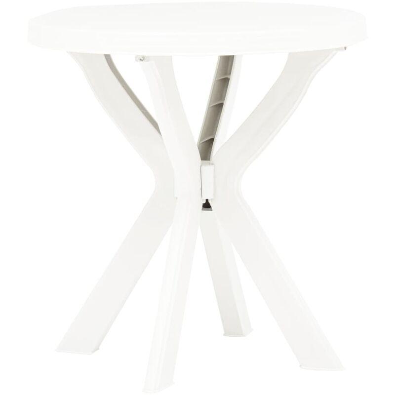 Tavolo da Bistrot Bianco ø70 cm in Plastica VD46686 - Hommoo Tavolo da Bistrot Bianco ø70 cm in Plastica VD46686 - Hommoo