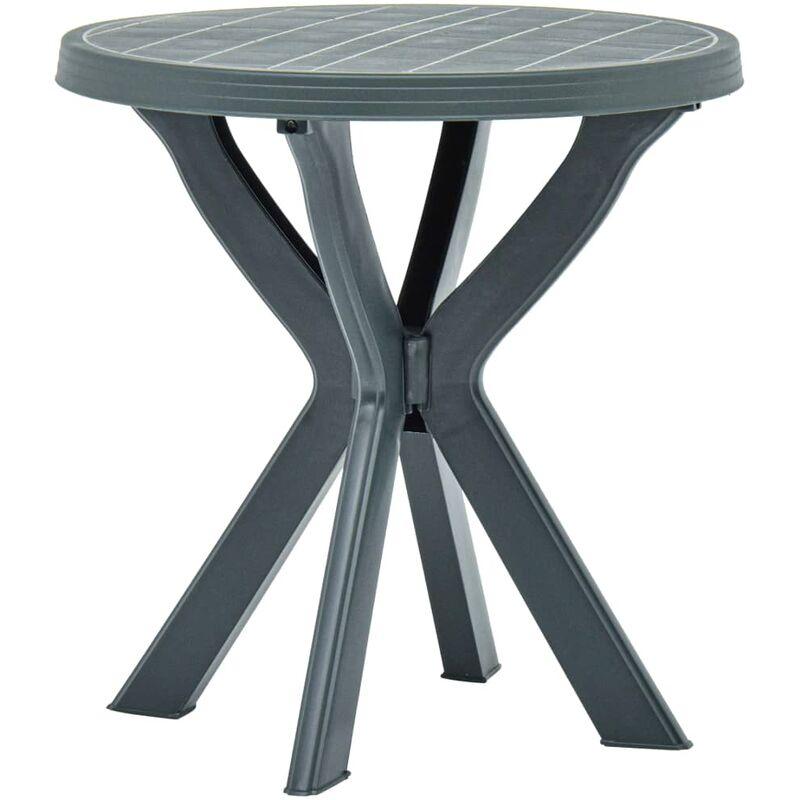 Tavolo da Bistrot Verde ø70 cm in Plastica VD46687 - Hommoo