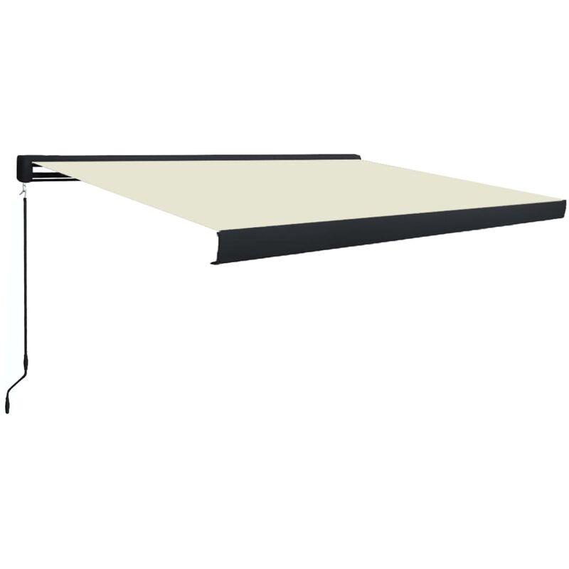 Tenda a Cassonetto Manuale 400x300 cm Crema VD39669 - Hommoo