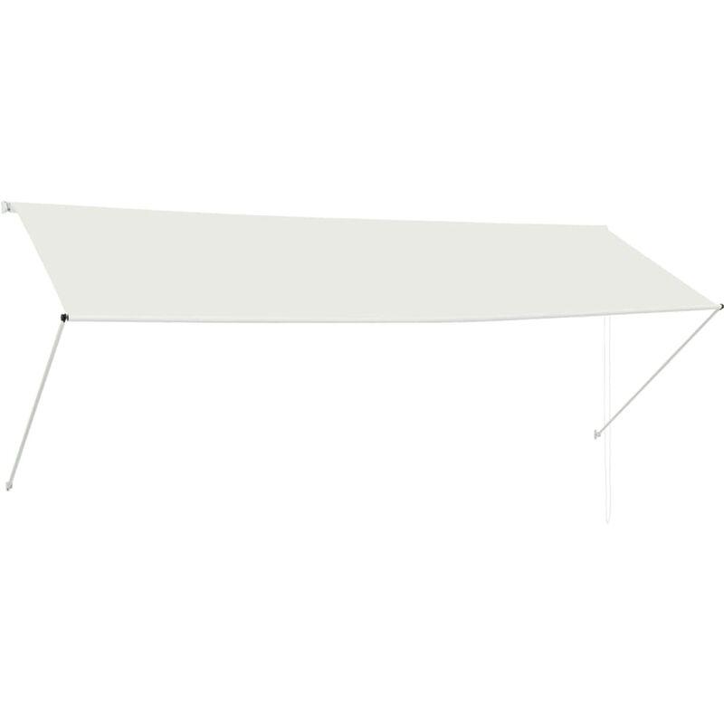 Tenda da Sole Retrattile 350x150 cm Crema VD05416 - Hommoo