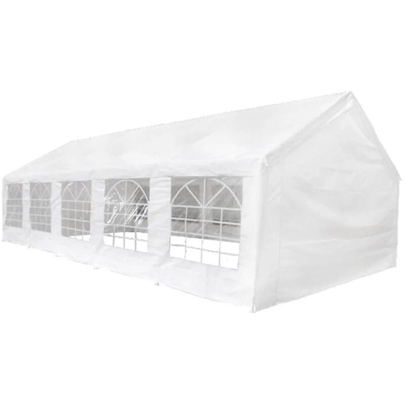 Tendone per Feste 10x5 m Bianco VD39106 - Hommoo