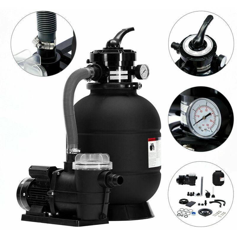 Impianto di Filtraggio a Sabbia con Pompa Filtro a Sabbia Impianto di Filtraggio