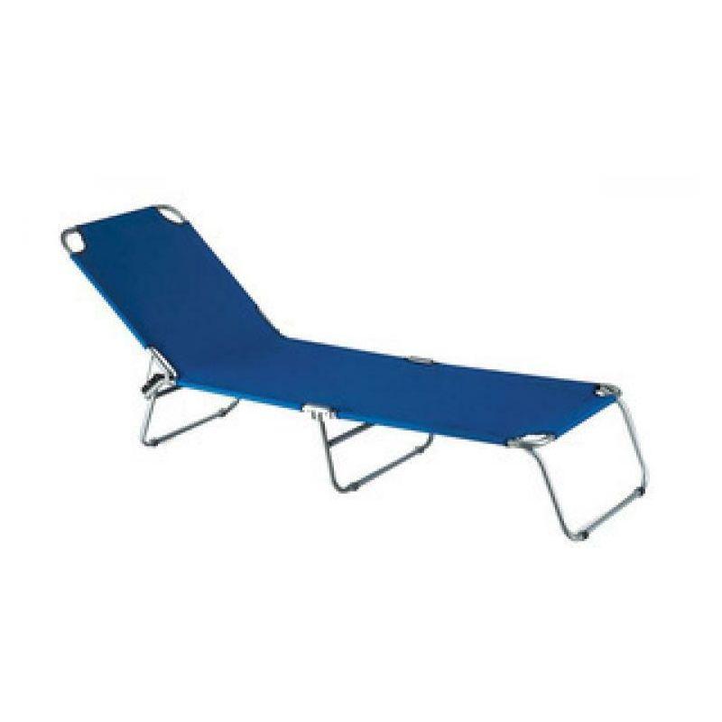 A.c. - Lettino prendisole in acciaio colore avion blu o arancione A.c. - Lettino prendisole in acciaio colore avion blu o arancione