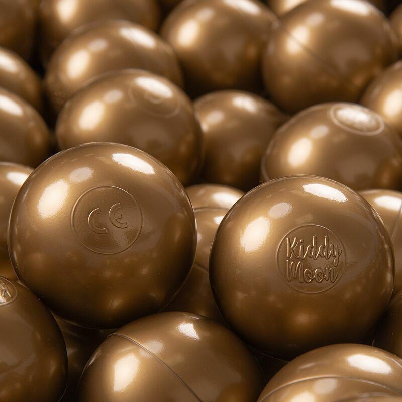 KiddyMoon 100 ∅ 7CM Palline Morbide Colorate Per Piscina Bambini Fatto In EU, Oro - oro KiddyMoon 100 ∅ 7CM Palline Morbide Colorate Per Piscina Bambini Fatto In EU, Oro - oro