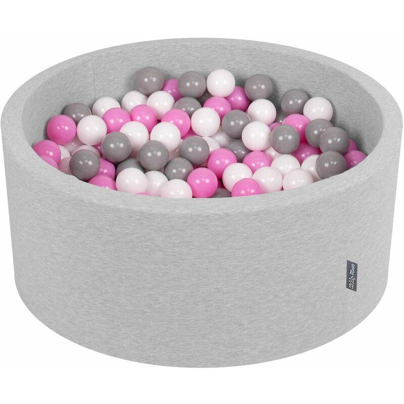 90X40cm/200 Palline ∅ 7CM Piscina Di Palline Colorate Per Bambini Tondo Fabbricato In EU, Grigio Ch:Grigio/Bianco/Rosa - grigio ch:grigio/bianco/rosa 90X40cm/200 Palline ∅ 7CM Piscina Di Palline Colorate Per Bambini Tondo Fabbricato In EU, Grigio Ch:Grigio/Bianco/Rosa - grigio ch:grigio/bianco/rosa